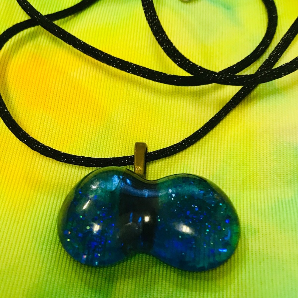 Marvel Glass One of Kind Handmade Necklace